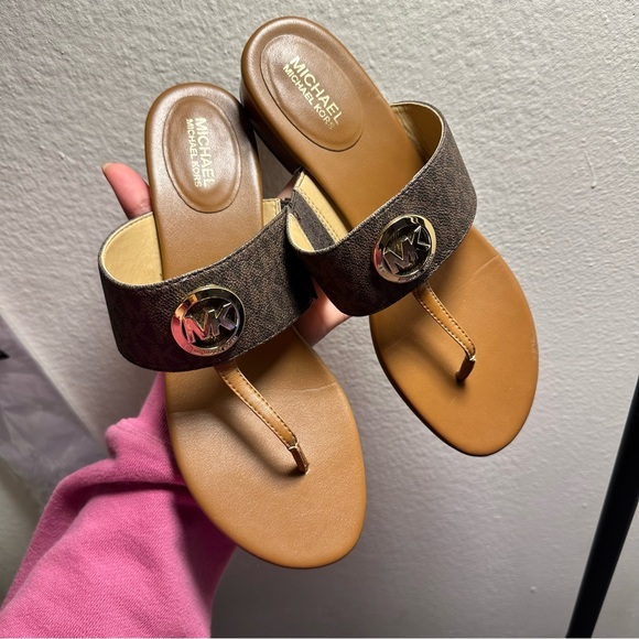 Michael Kors Brown Women's Sandals - Picture 1 of 4